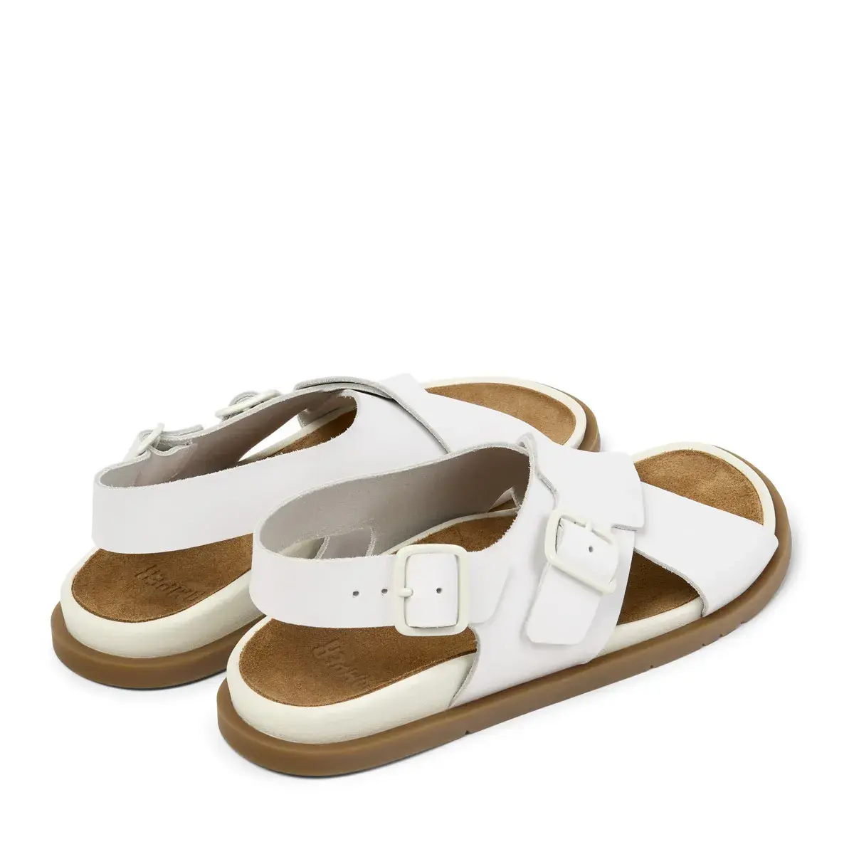 Damen Leder Sandalen mit gekreuzten Riemen