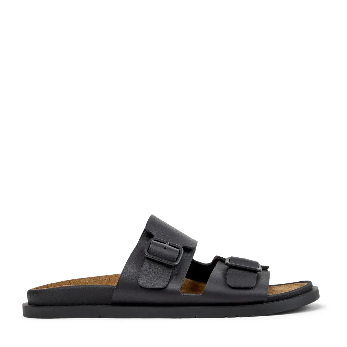 Minimalistische Ledersandalen mit Schnalle