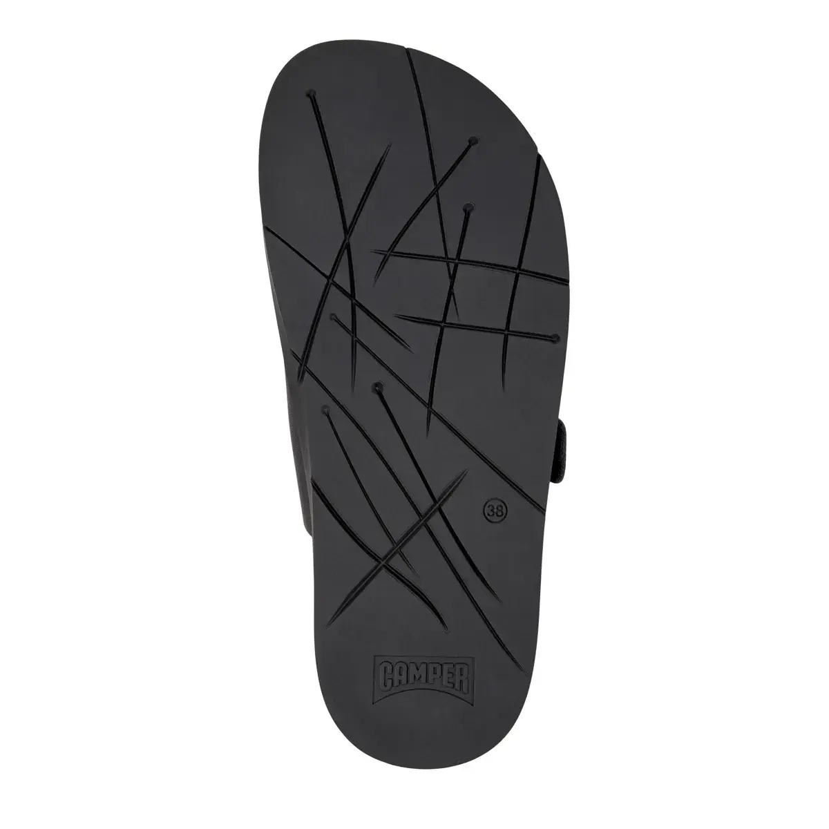 Minimalistische Ledersandalen mit Schnalle