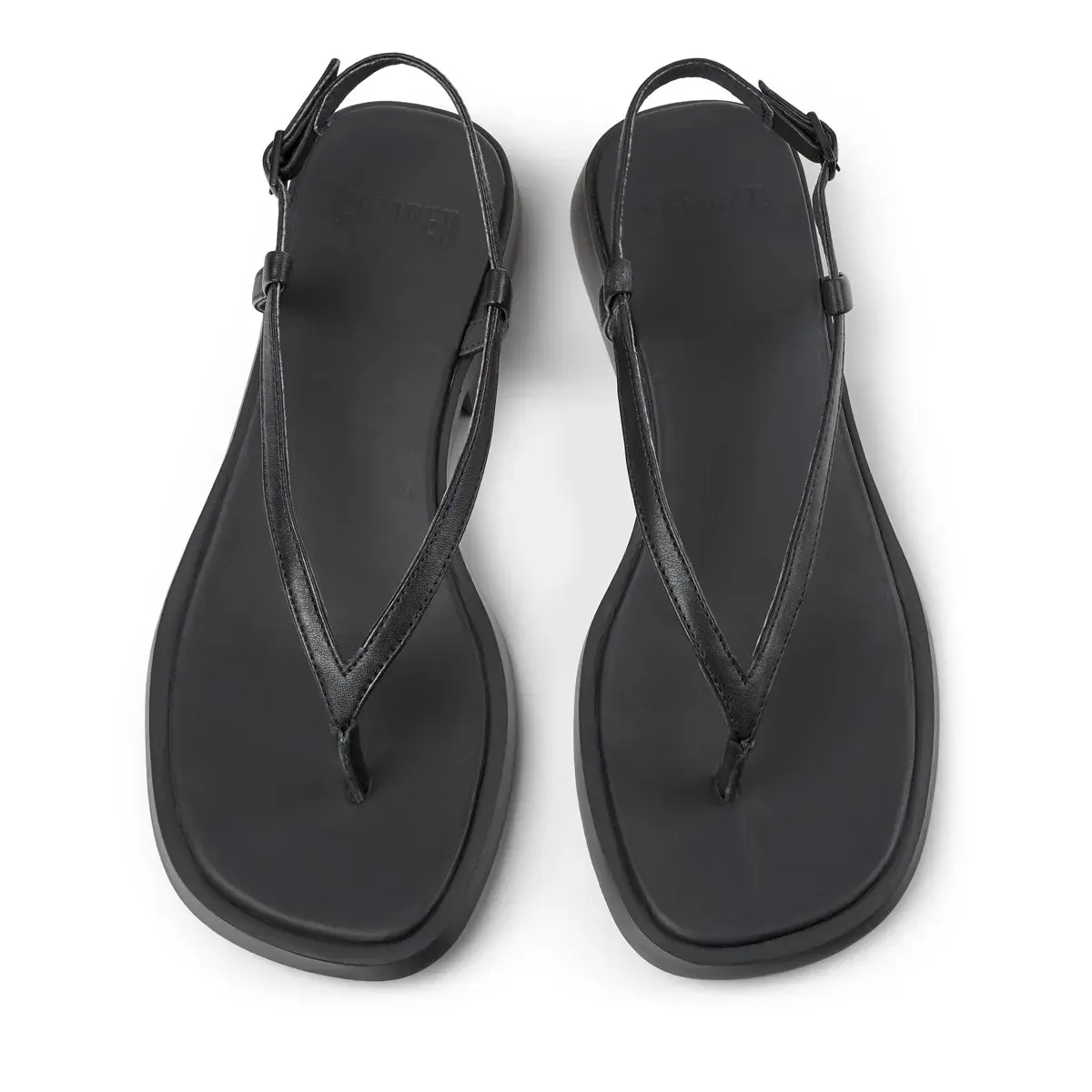 Zehentrenner Sandalen mit eckiger Zehenpartie