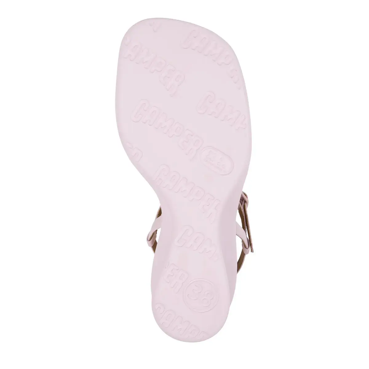 Minimalistische Keilsandalen aus Leder