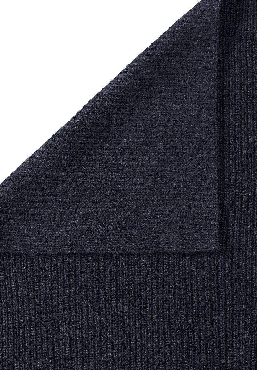 Klassischer Kaschmirschal mit Rippenstruktur
