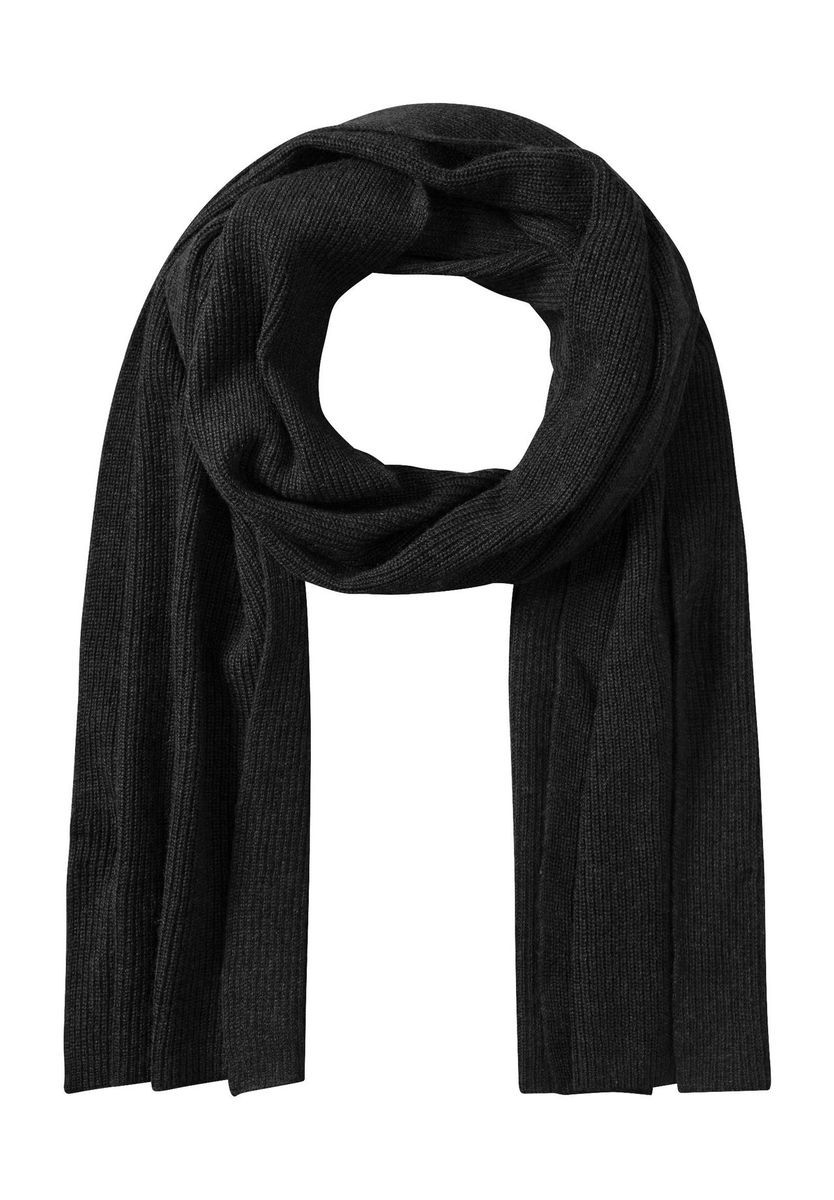 Klassischer Rippstrick Kaschmirschal