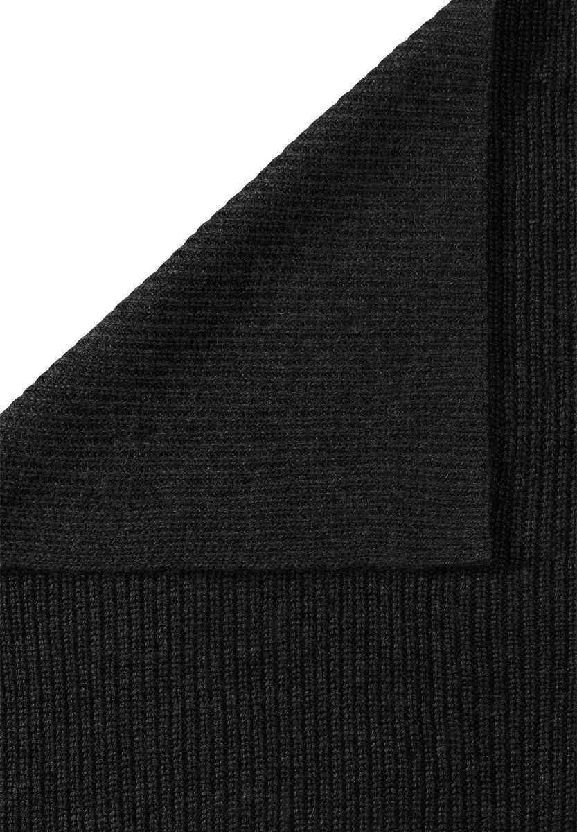 Klassischer Rippstrick Kaschmirschal