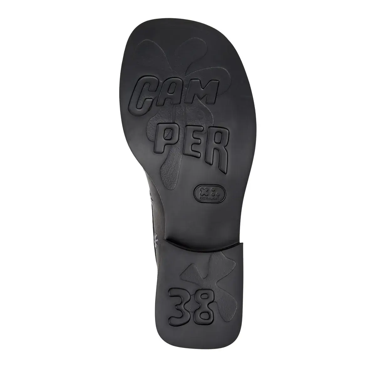 Schwarze Leder Loafer mit Stickerei