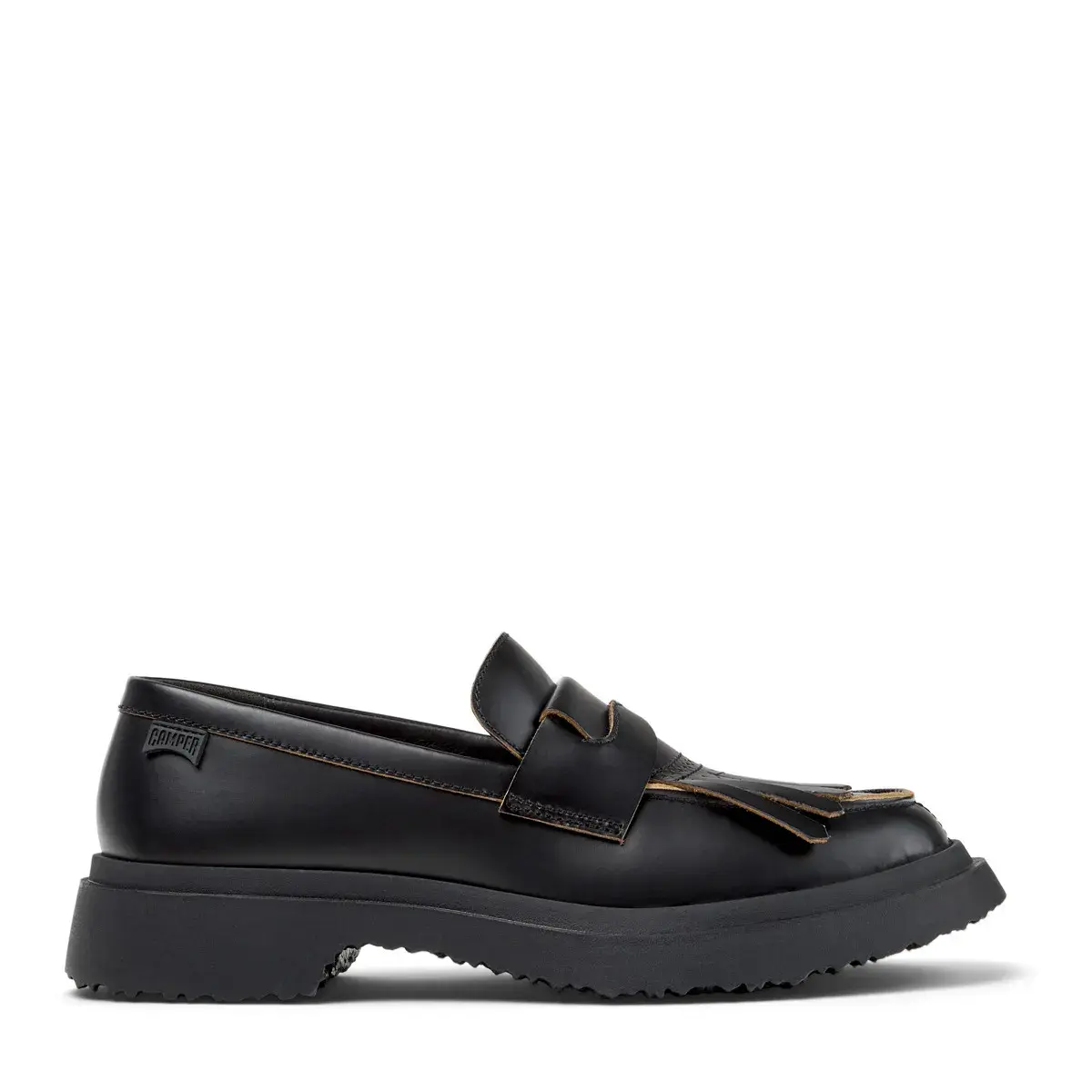 Klassischer Leder Slipper mit Quaste