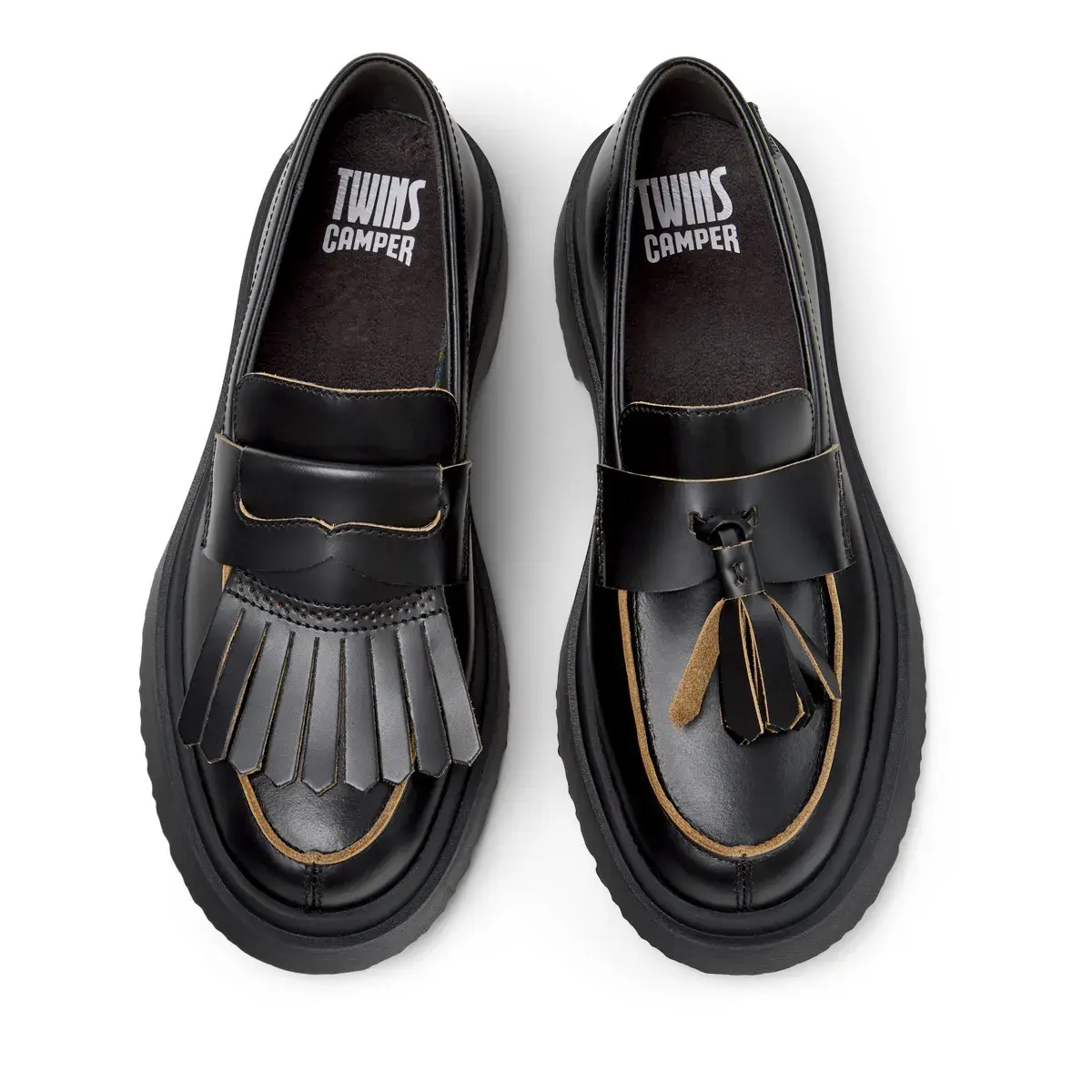 Klassischer Leder Slipper mit Quaste