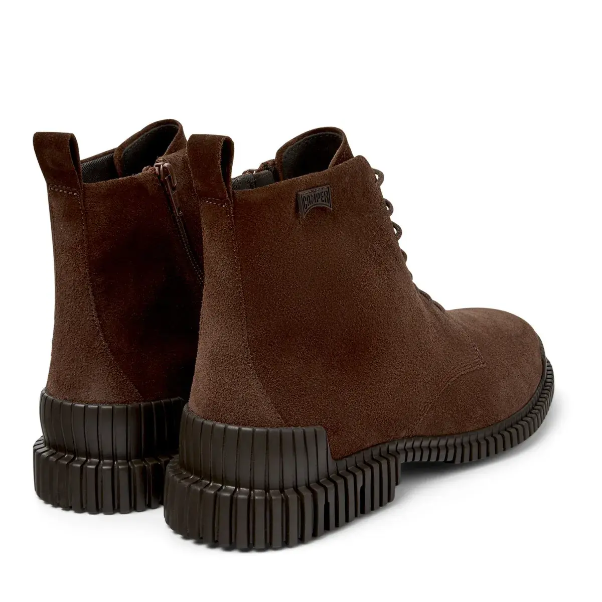 Braune Wildleder-Stiefeletten