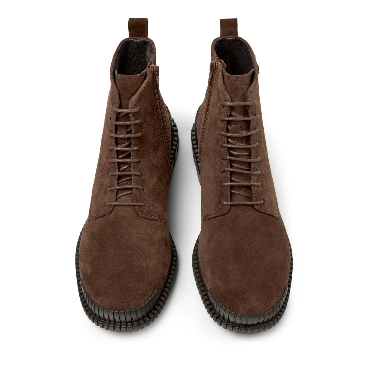 Braune Wildleder-Stiefeletten