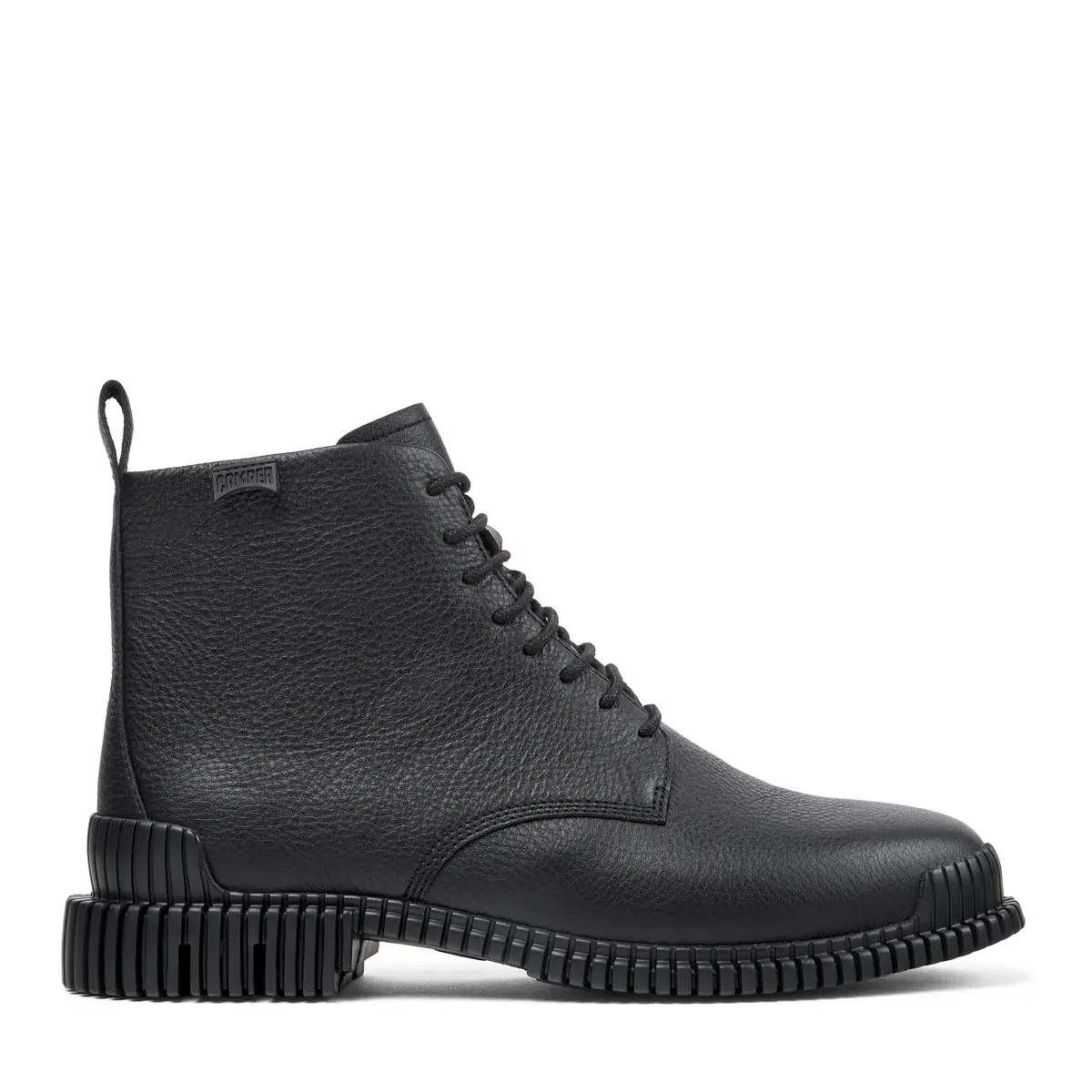 Leder Stiefeletten mit Profilsohle