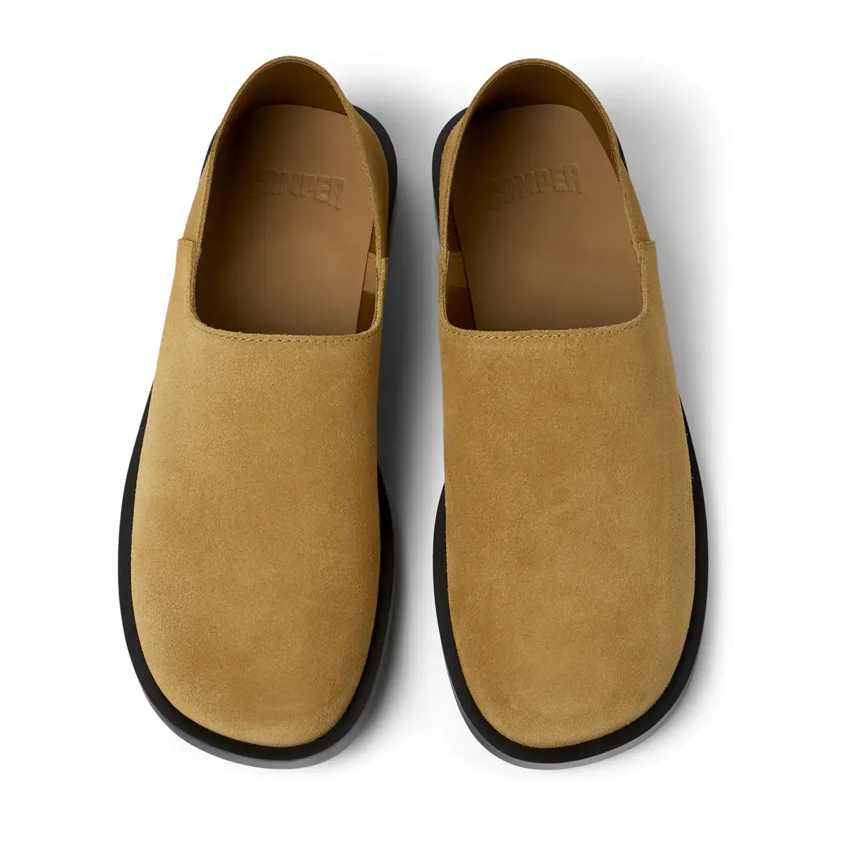 Wildleder Slipper Loafer in Braun
