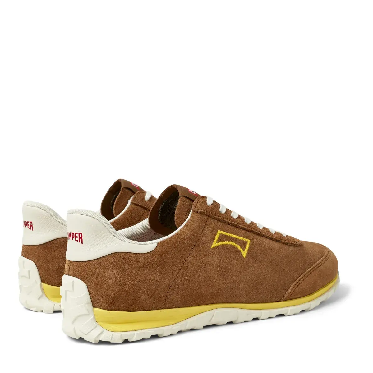 Brauner Wildleder-Freizeit-Sneaker