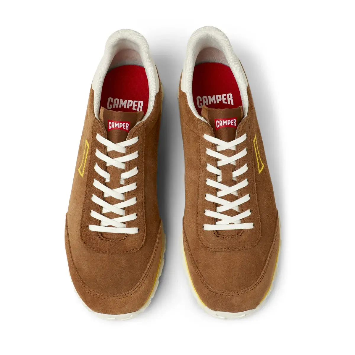 Brauner Wildleder-Freizeit-Sneaker