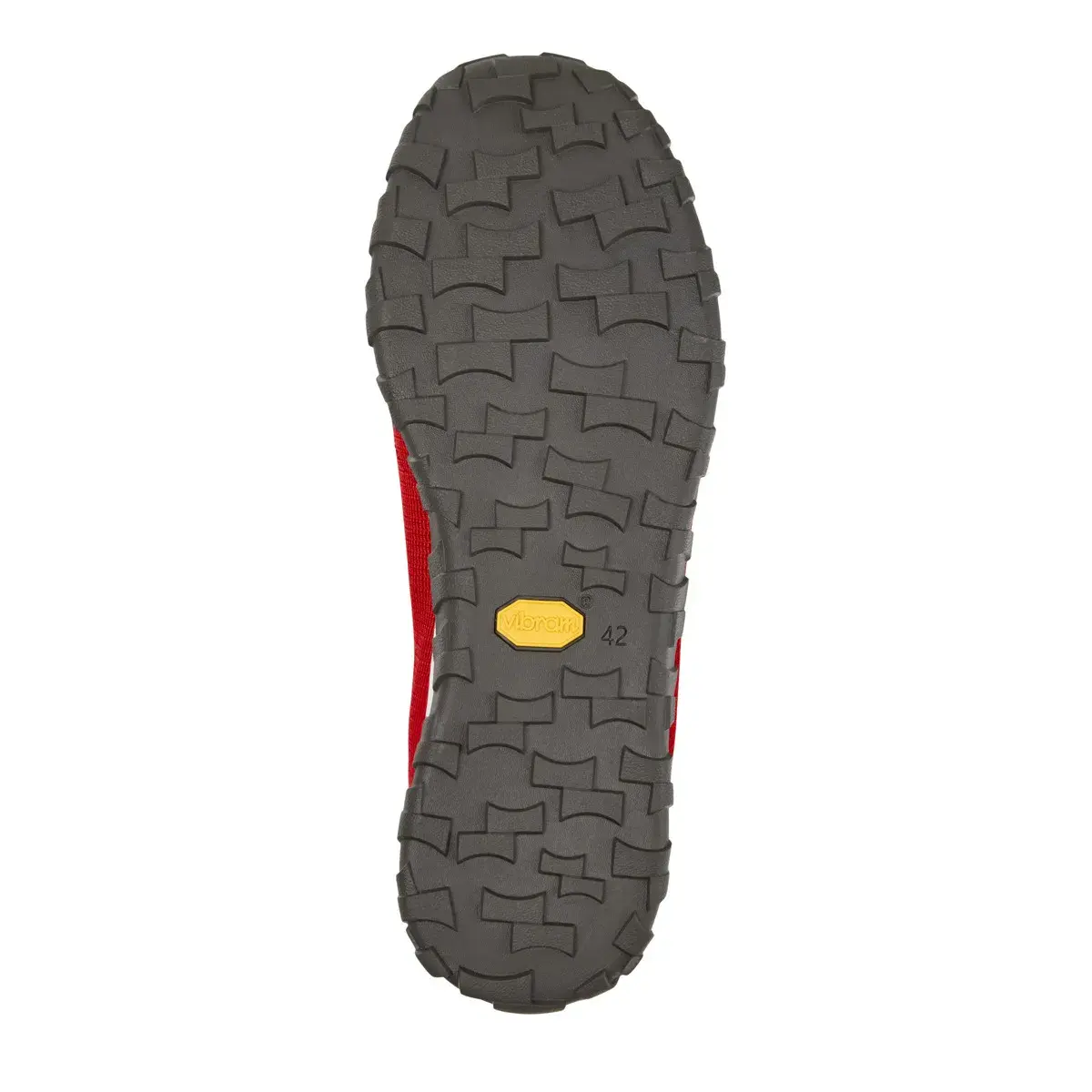 Roter Lauf-Sneaker im Retro-Stil