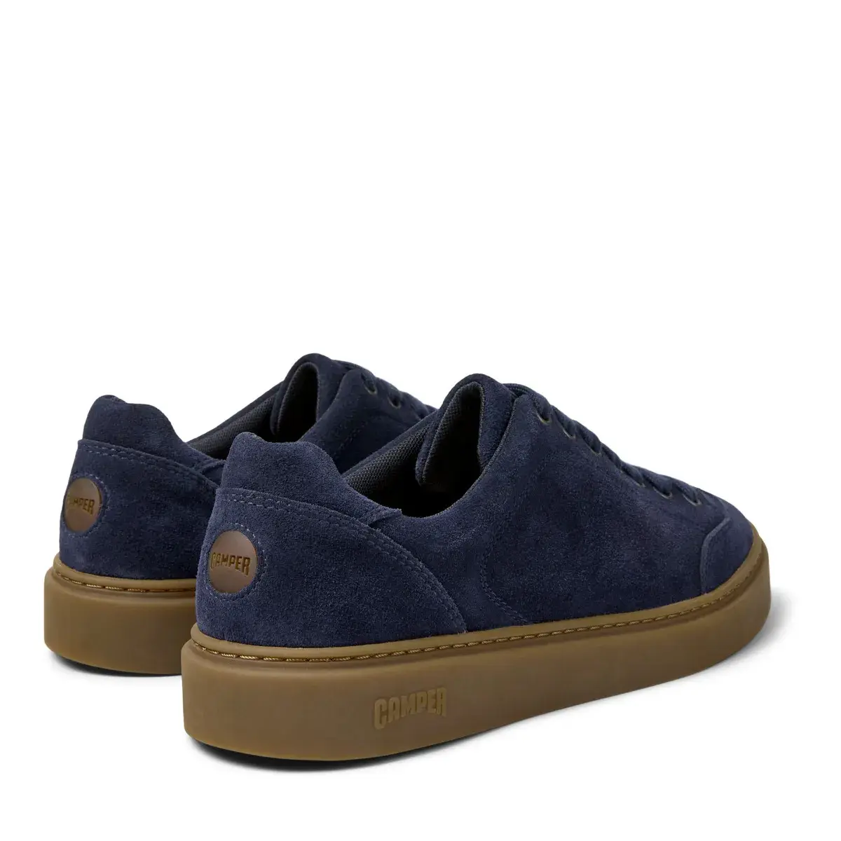 Wildleder-Sneaker mit niedrigem Schaft