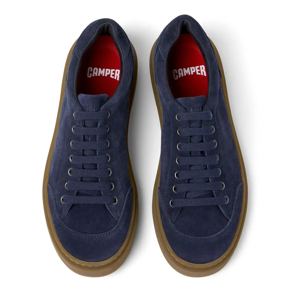 Wildleder-Sneaker mit niedrigem Schaft