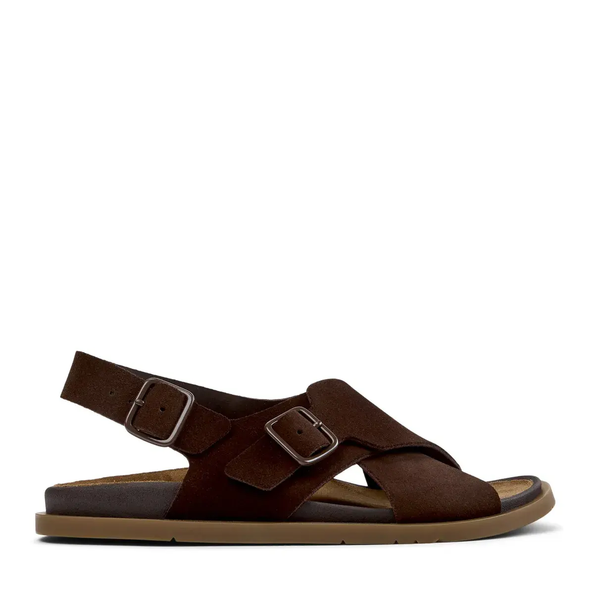 Wildleder Sandalen mit verstellbarem Riemen