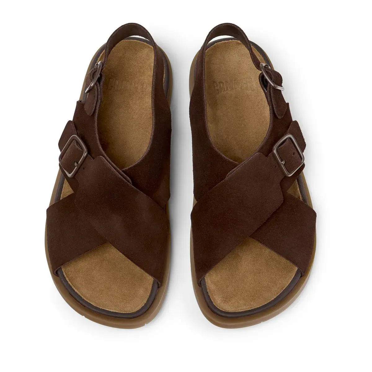 Wildleder Sandalen mit verstellbarem Riemen