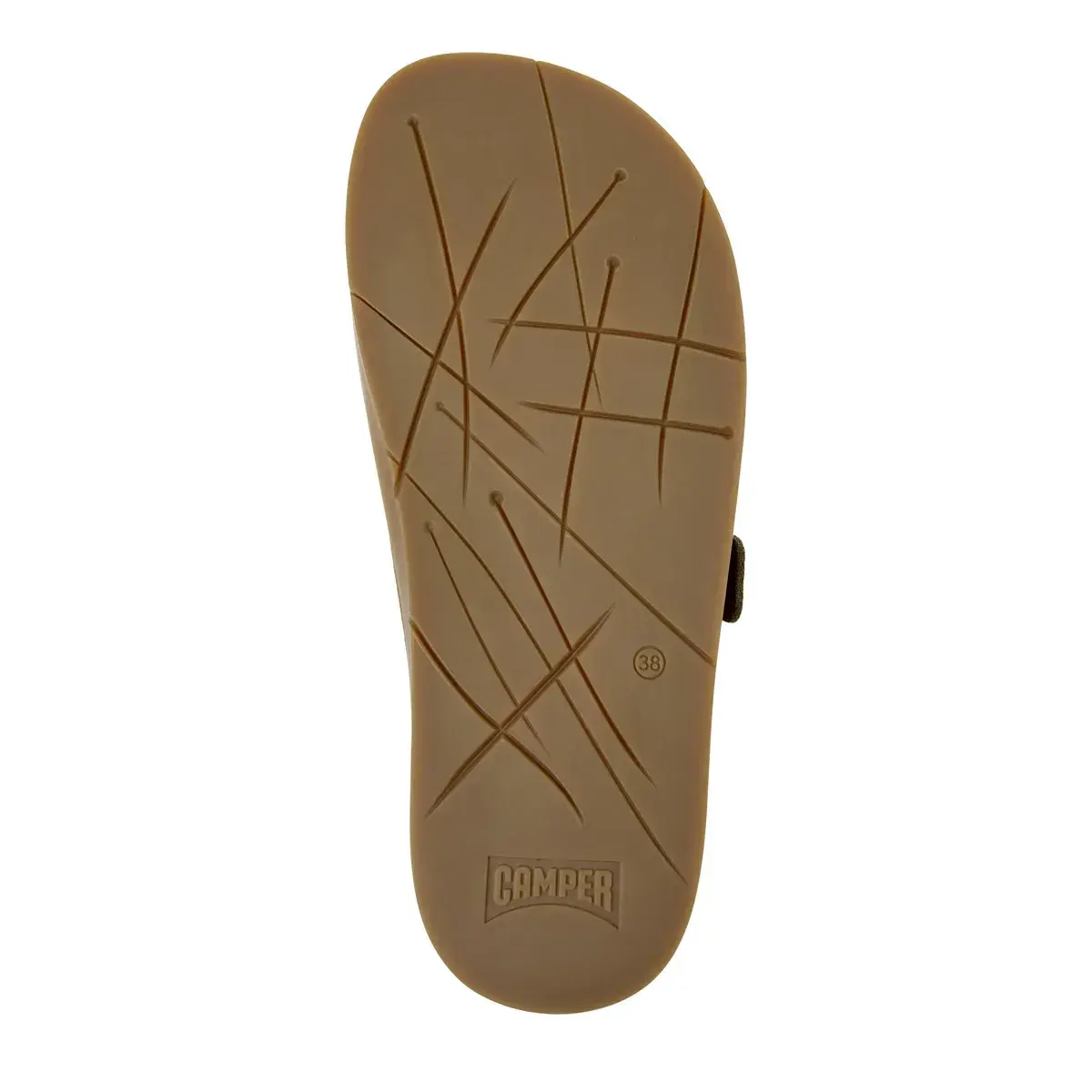 Olivgrüne Wildleder-Sandalen mit Schnalle