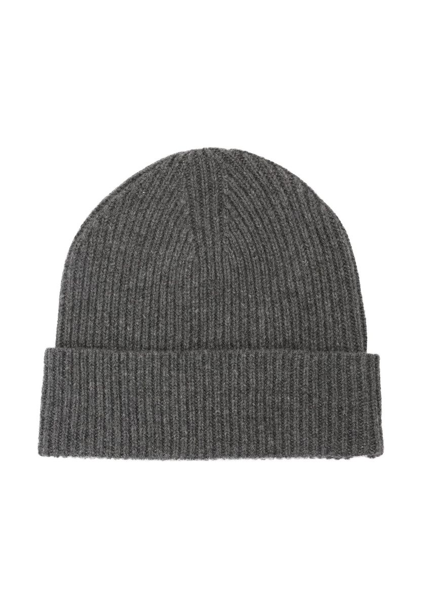 Klassische gerippte Strickmütze