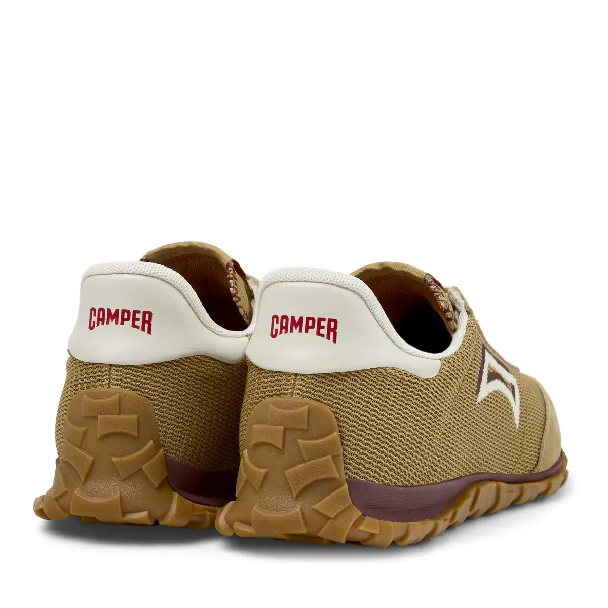 Low-Top Sneaker aus Mesh und Wildleder