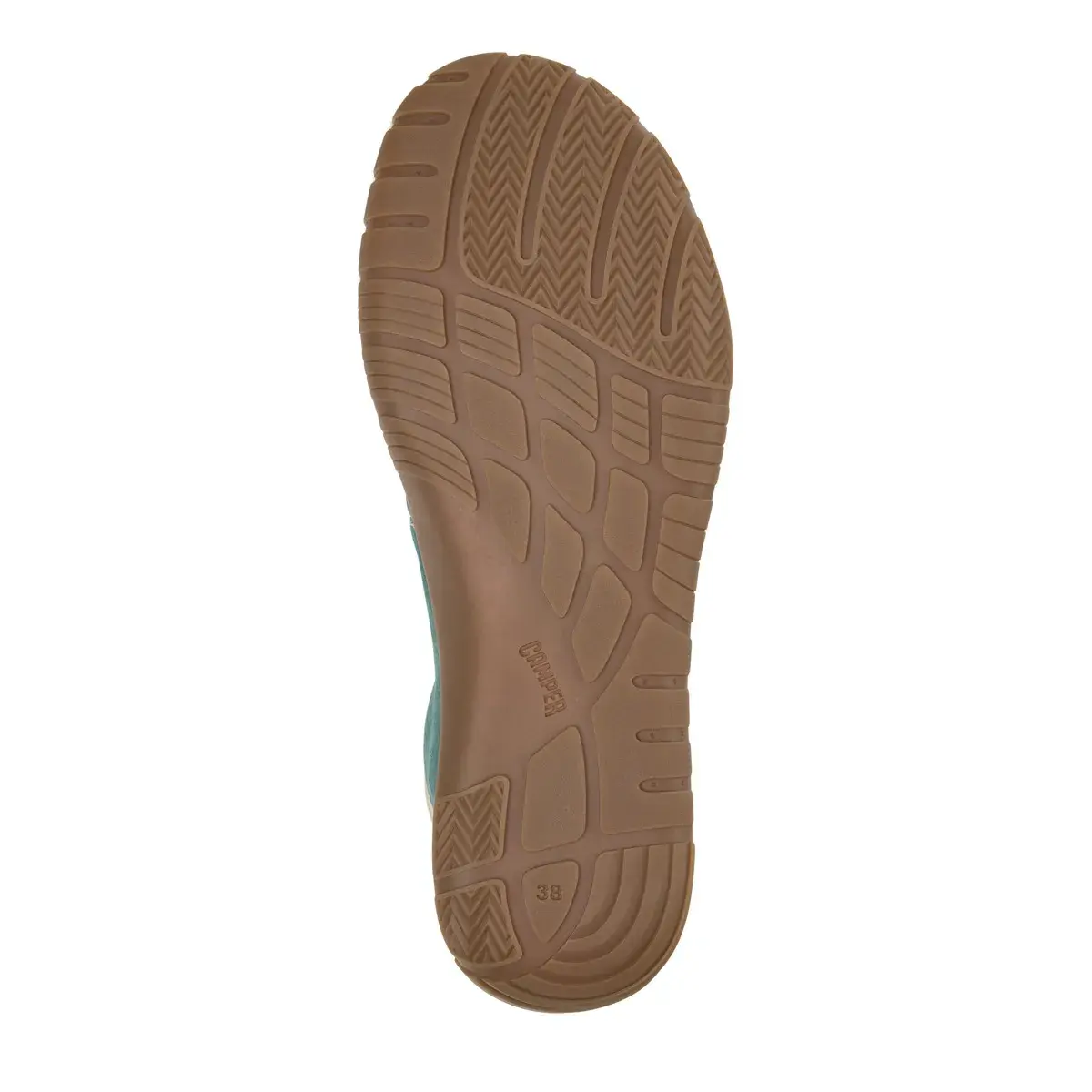 Grüner Wildleder Low-Top Sneaker