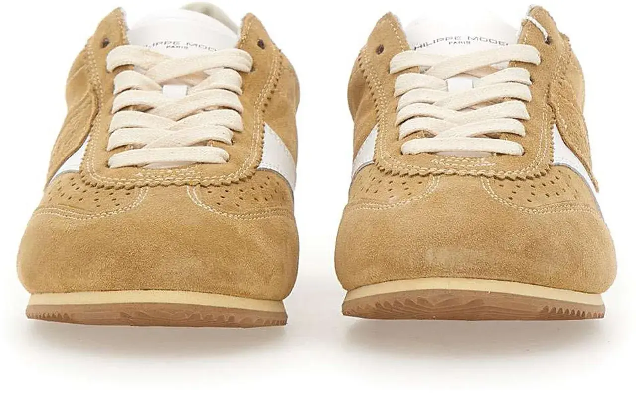 Wildleder-Sneakers mit niedrigem Schaft