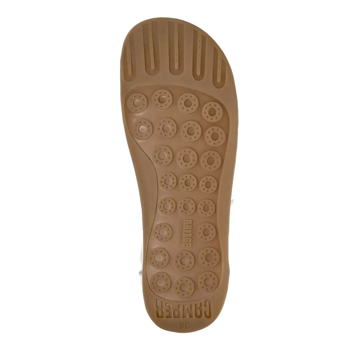 Weißer Low-Top-Sneaker aus Leder