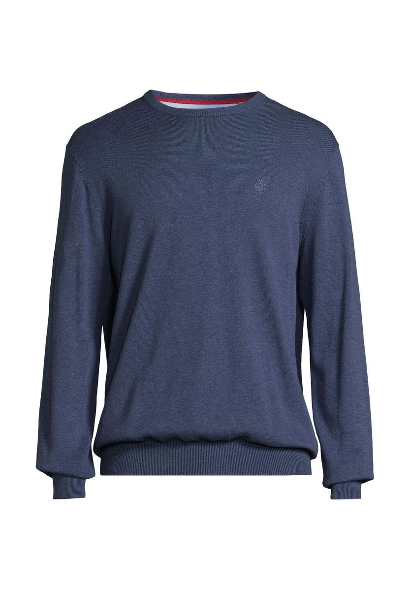 Klassischer Herren Baumwollpullover mit Rundhalsausschnitt