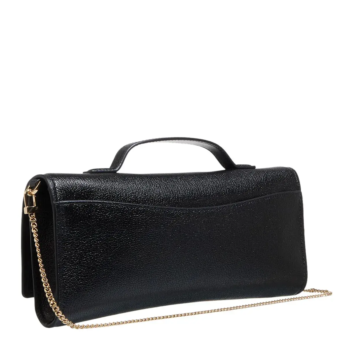 Strukturierte Leder Clutch mit Griff