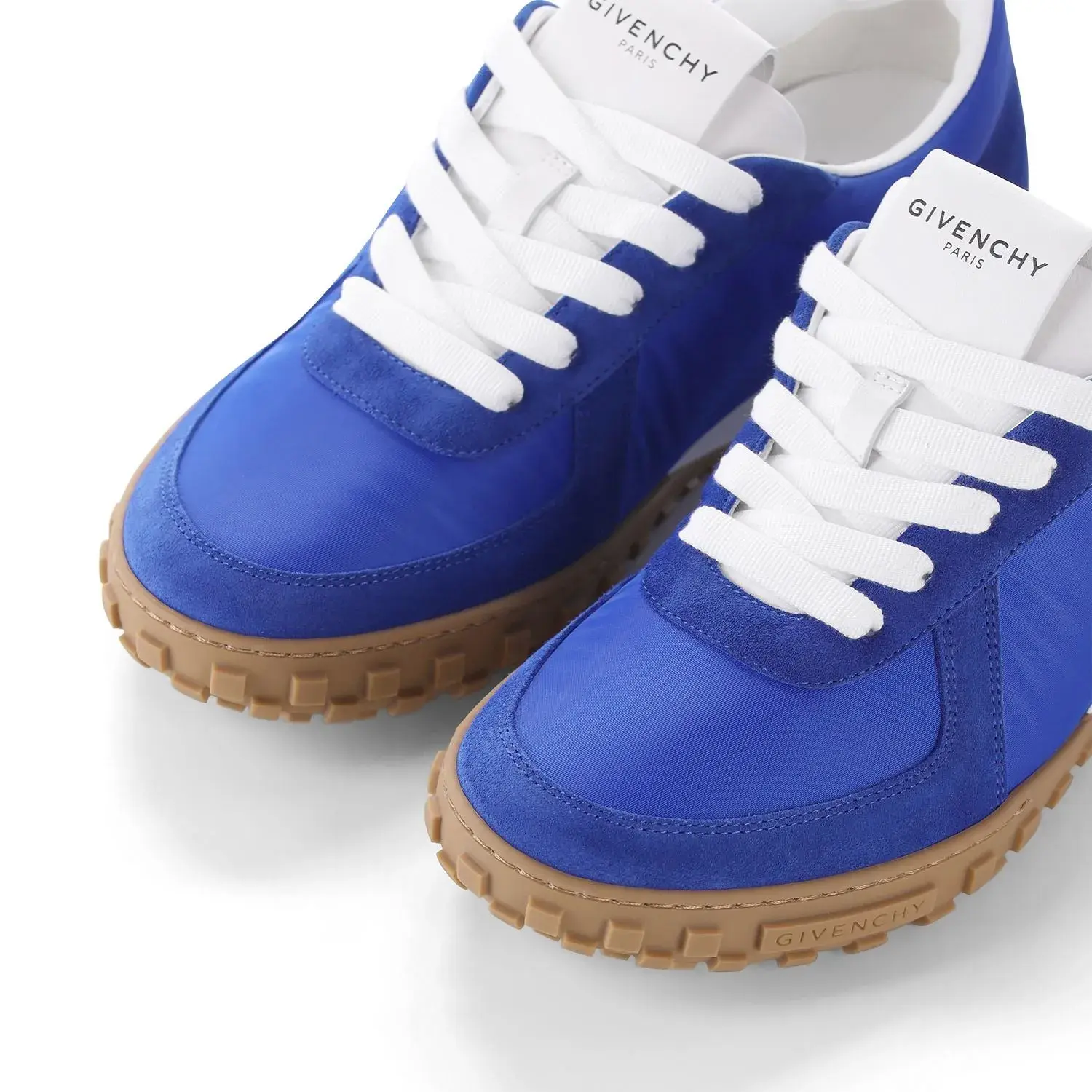 Blauer Low-Top Mode Sneaker