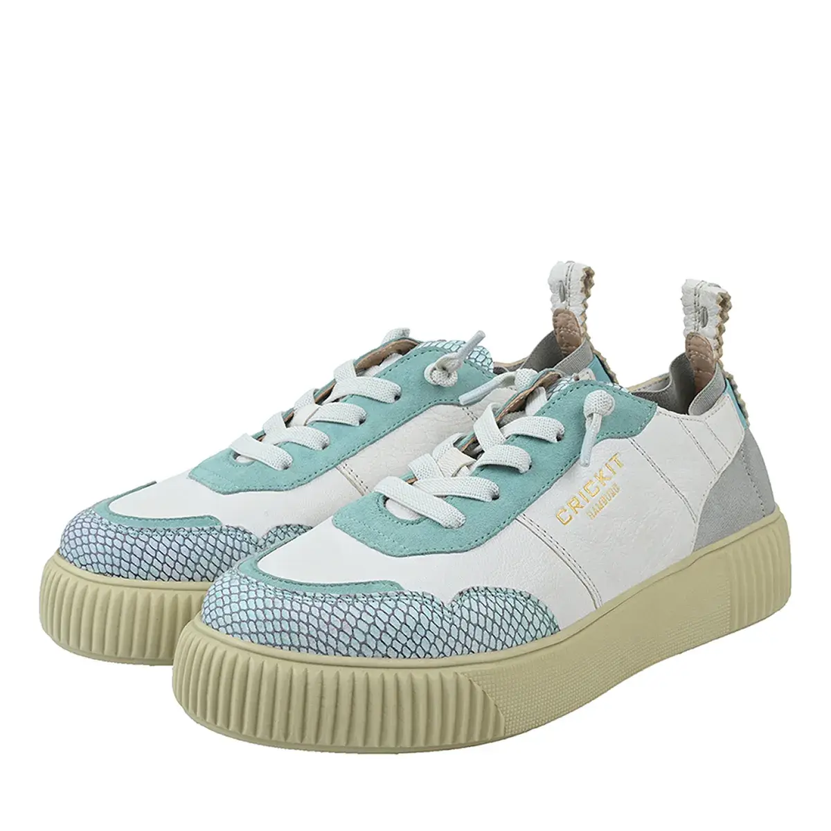 Leder-Sneaker mit niedrigem Schaft