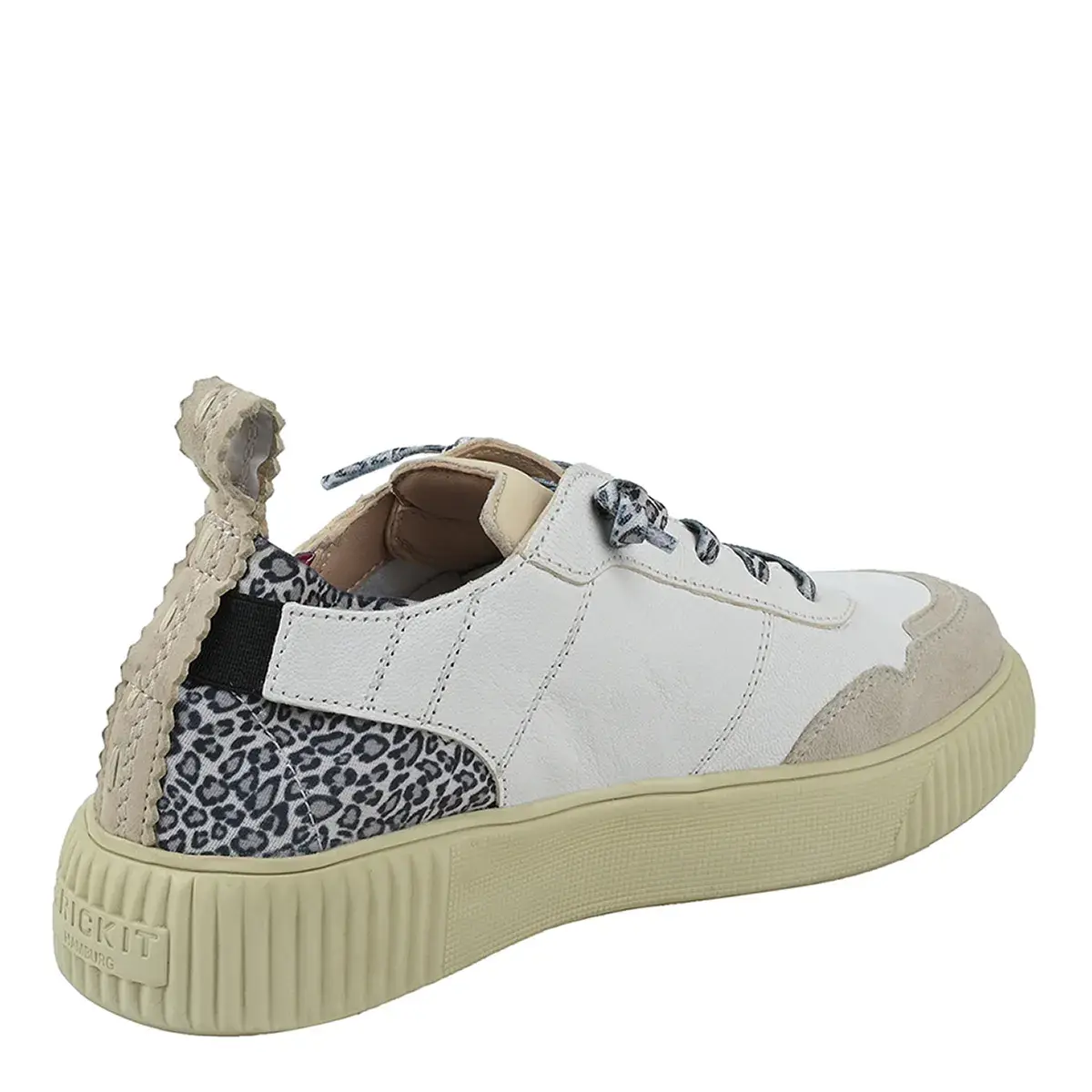 Leder Low-Top Mode Sneaker