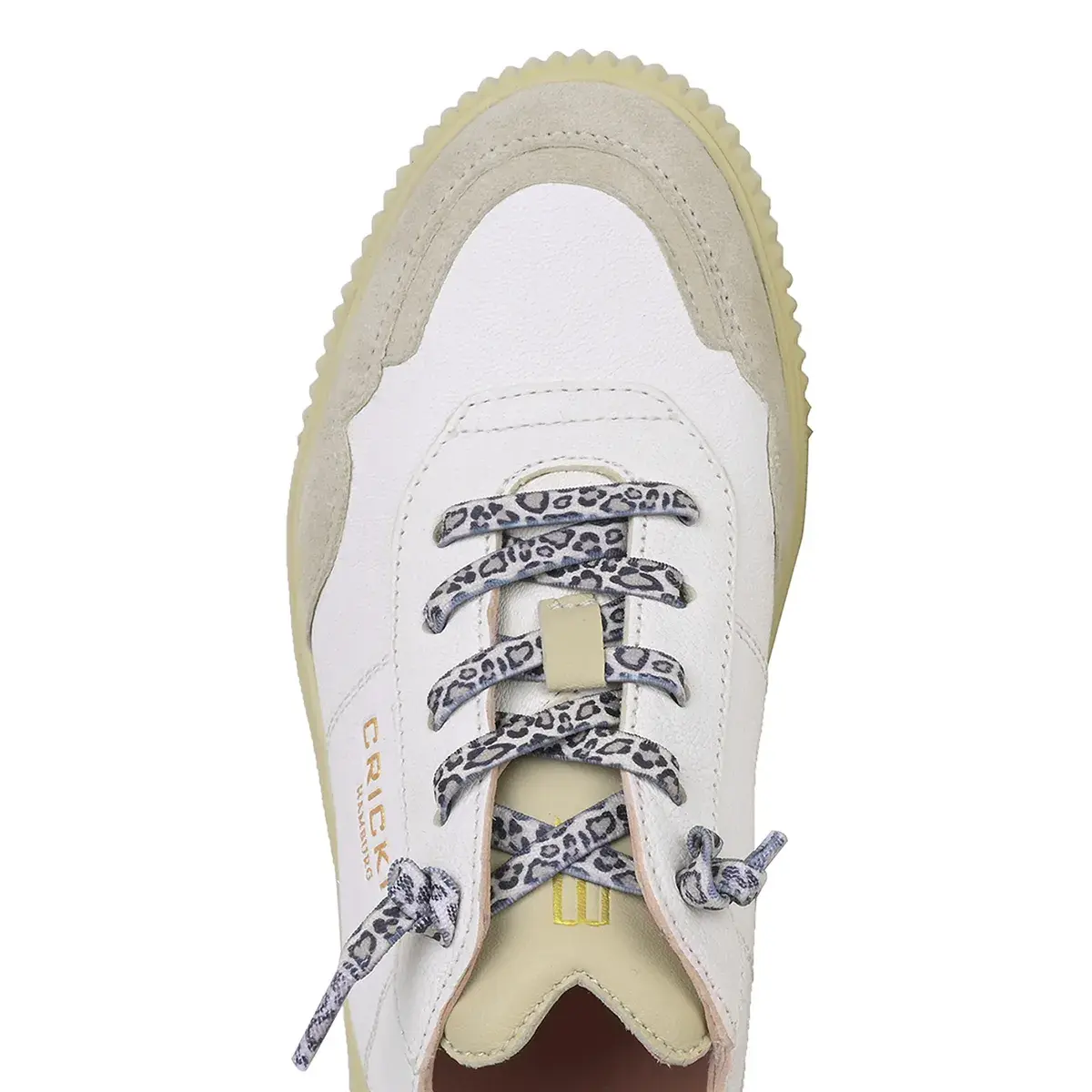 Leder Low-Top Mode Sneaker