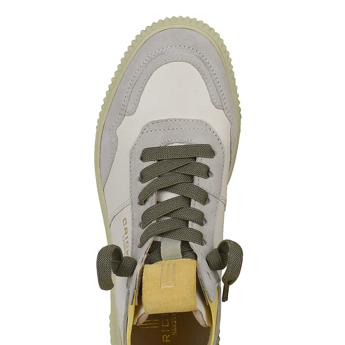 Weiße Leder High-Top Freizeitsneakers