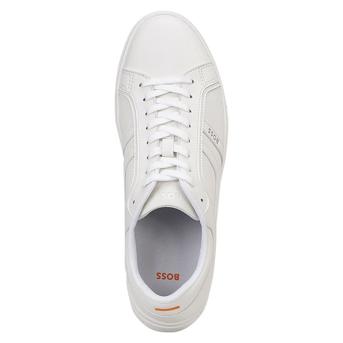 Weiße Low-Top-Sneakers