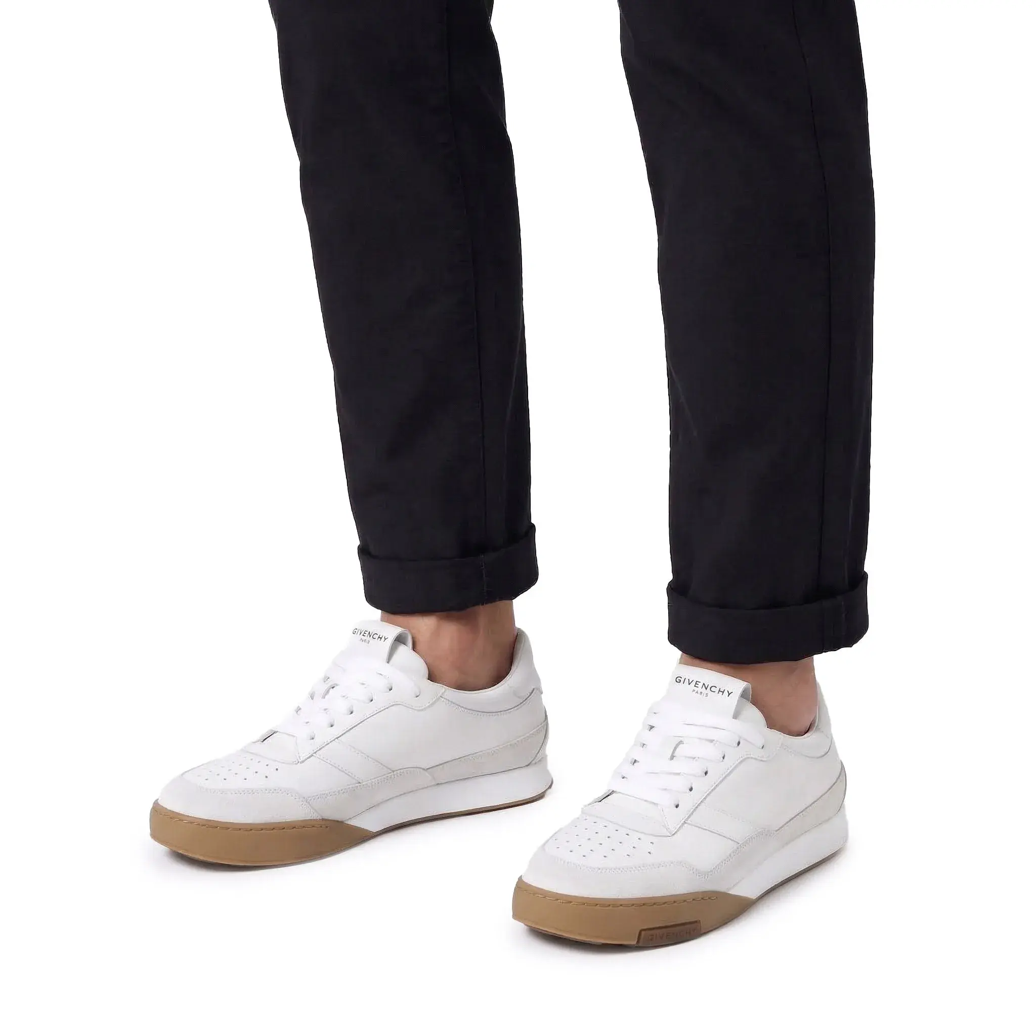 Court Leder Low-Top-Sneakers