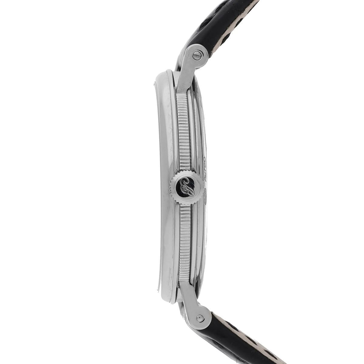 Elegante silberne Automatikuhr