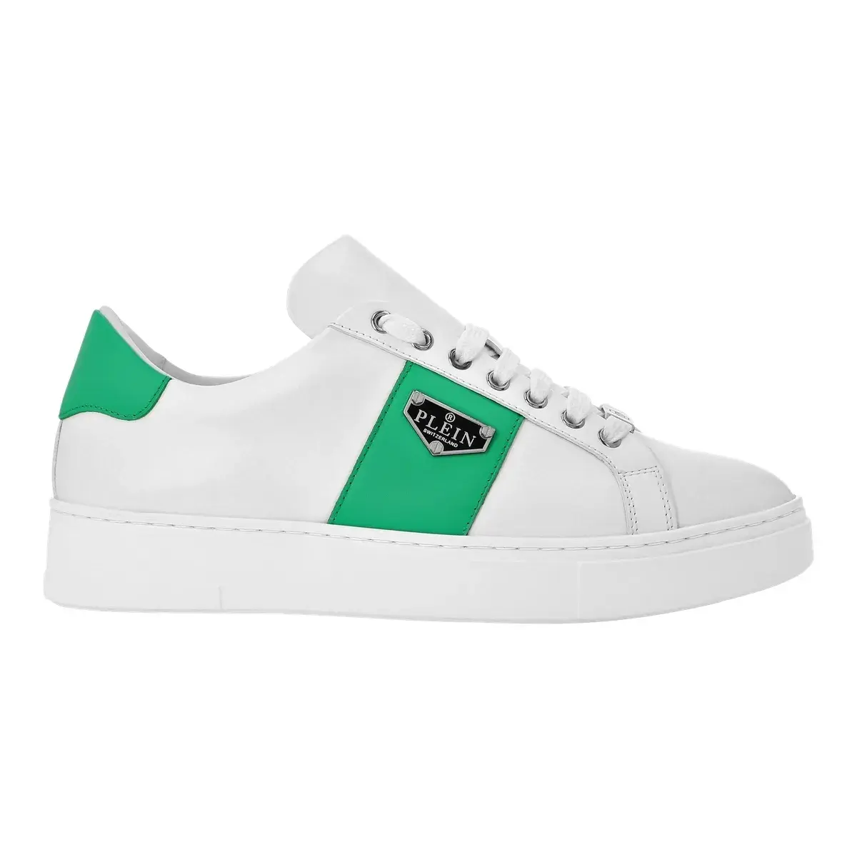 Leder Low-Top Mode Sneaker
