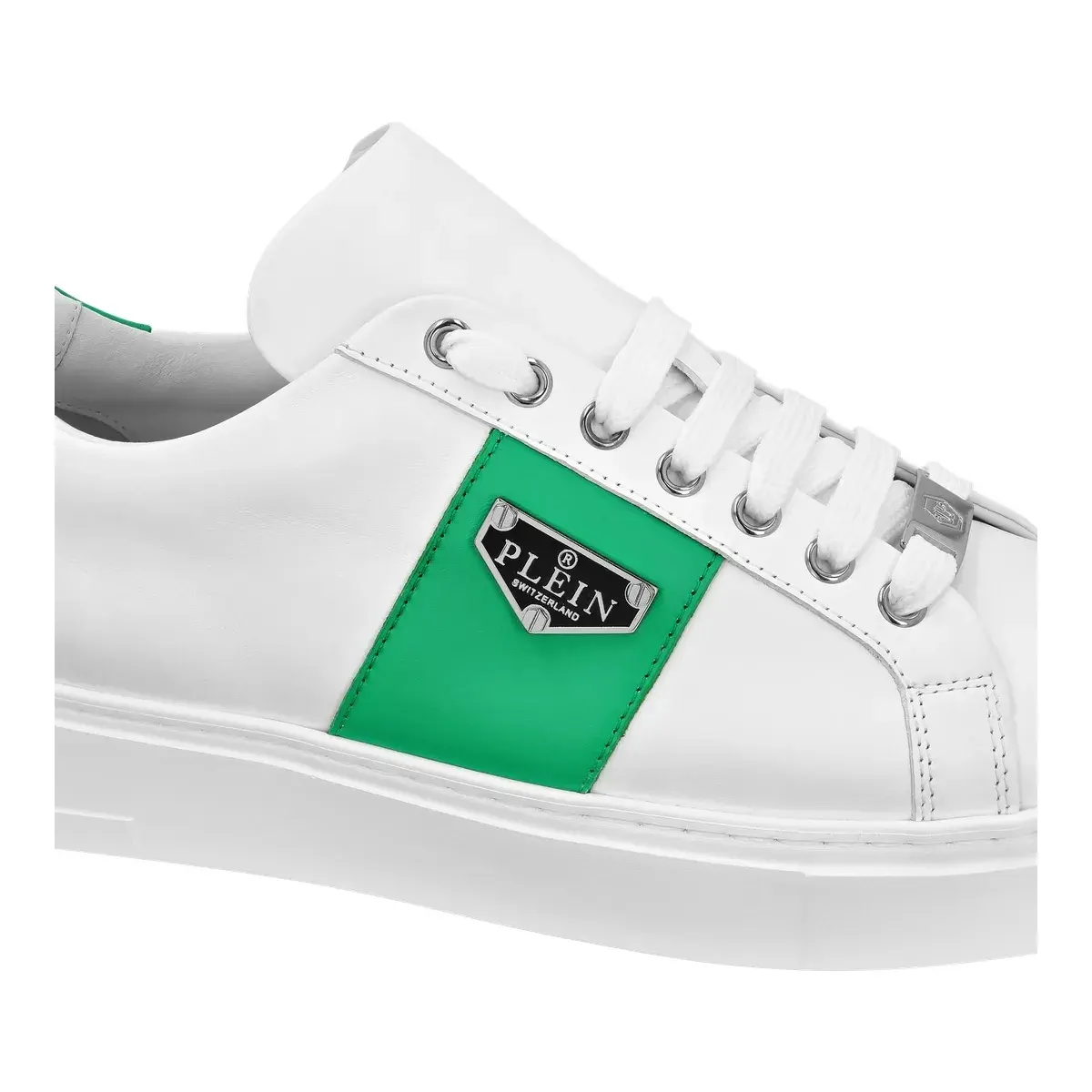 Leder Low-Top Mode Sneaker