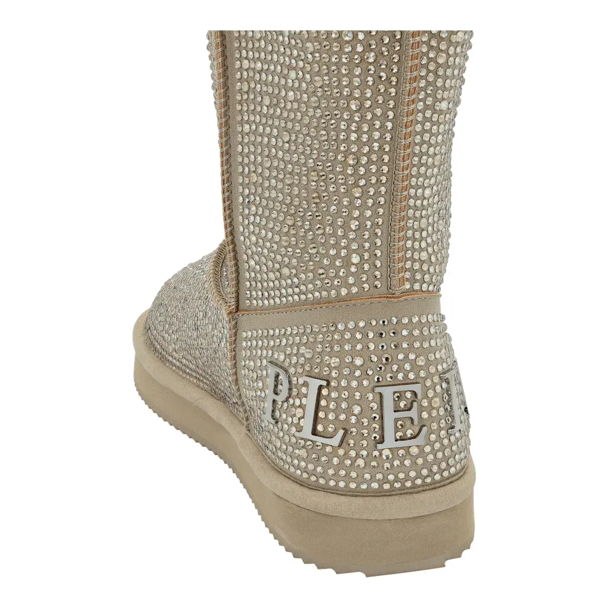 Strass-besetzte Halbhohe Stiefel