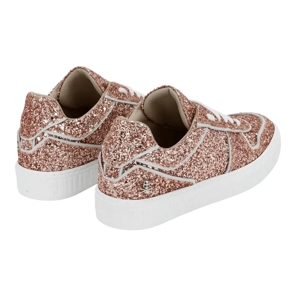 Glitzernder Low-Top-Sneaker