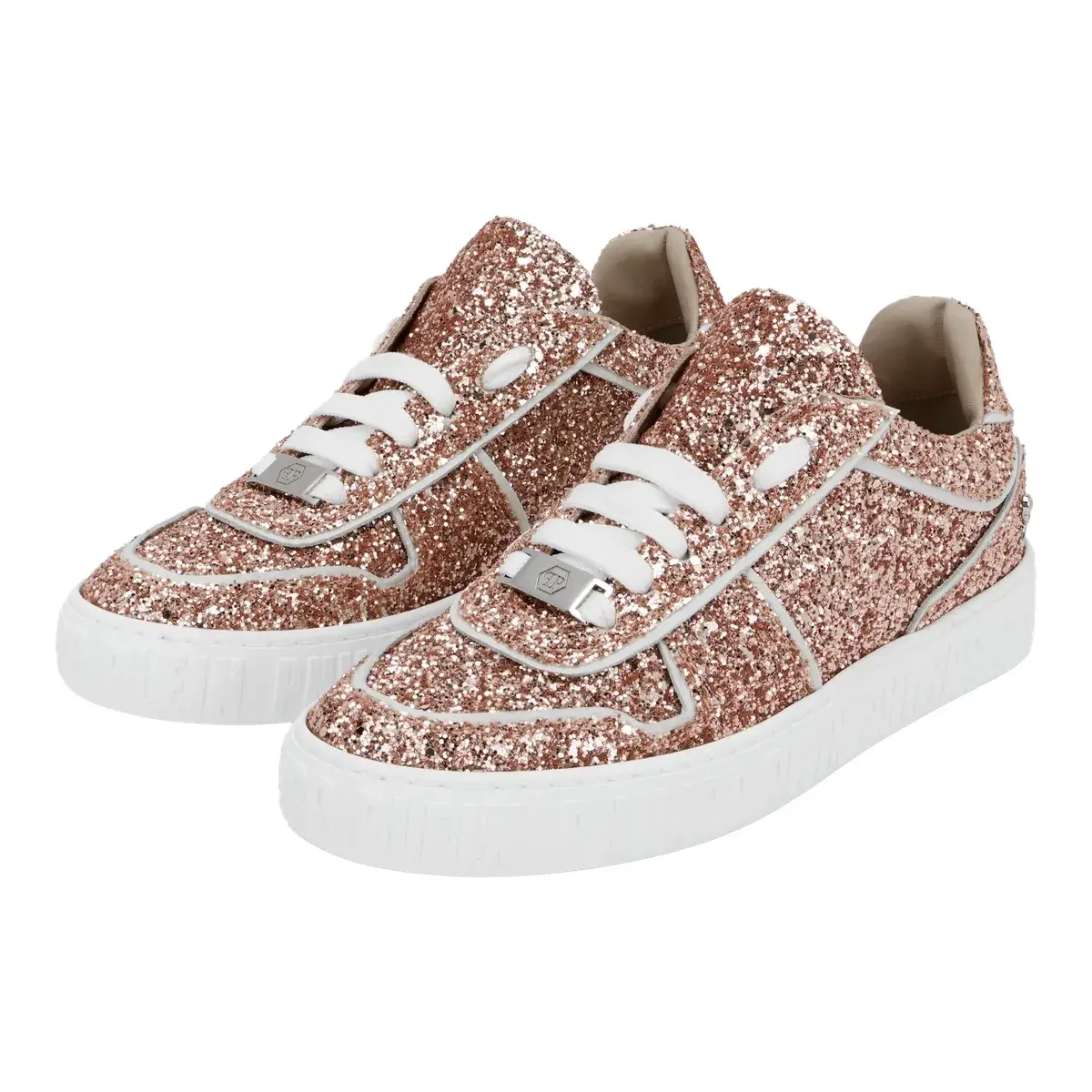 Glitzernder Low-Top-Sneaker
