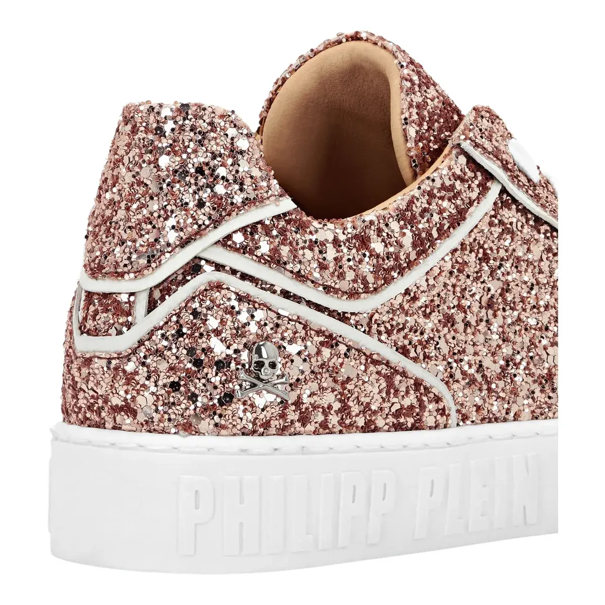 Glitzernder Low-Top-Sneaker