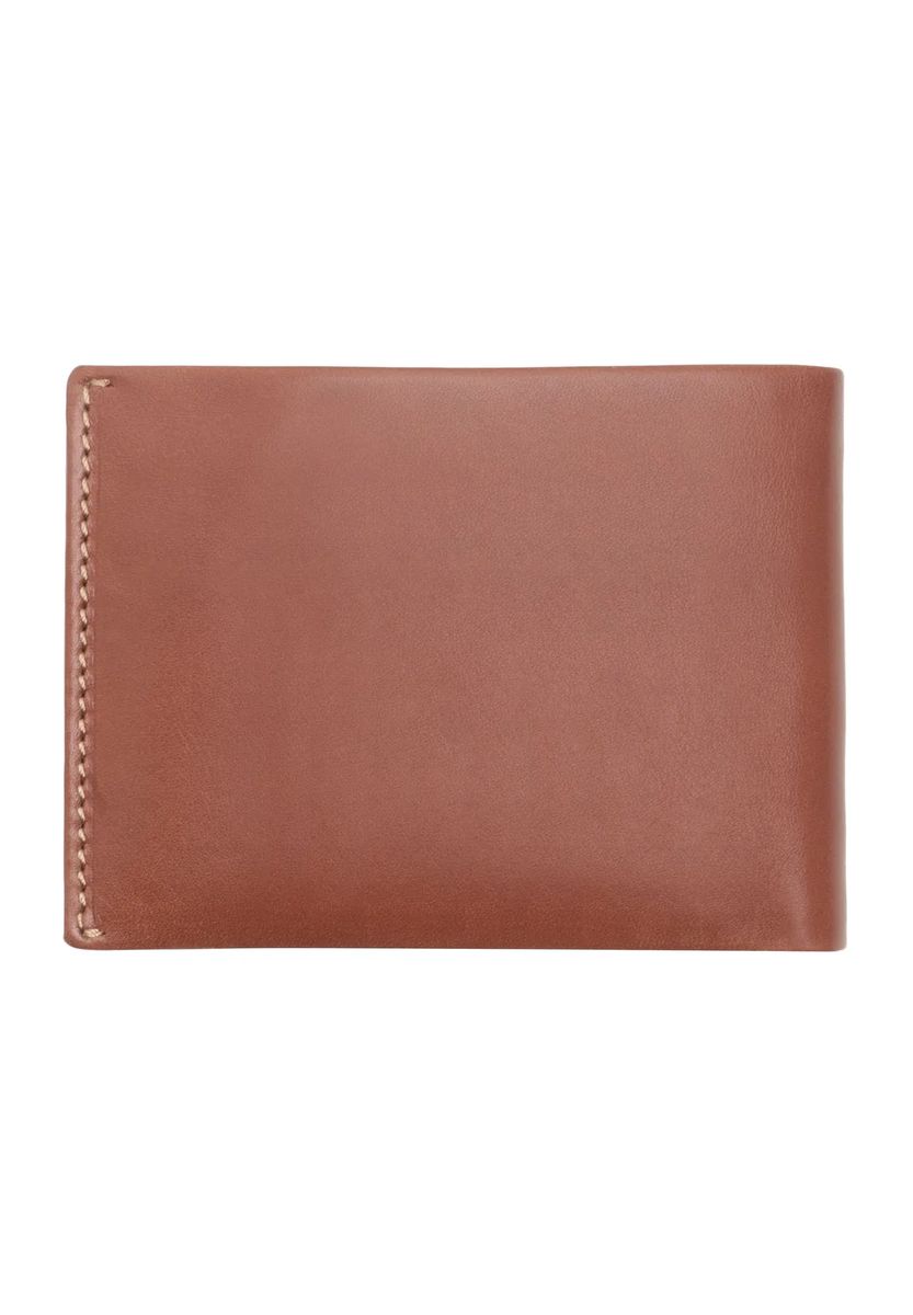 Klassische Brieftasche aus genarbtem Leder