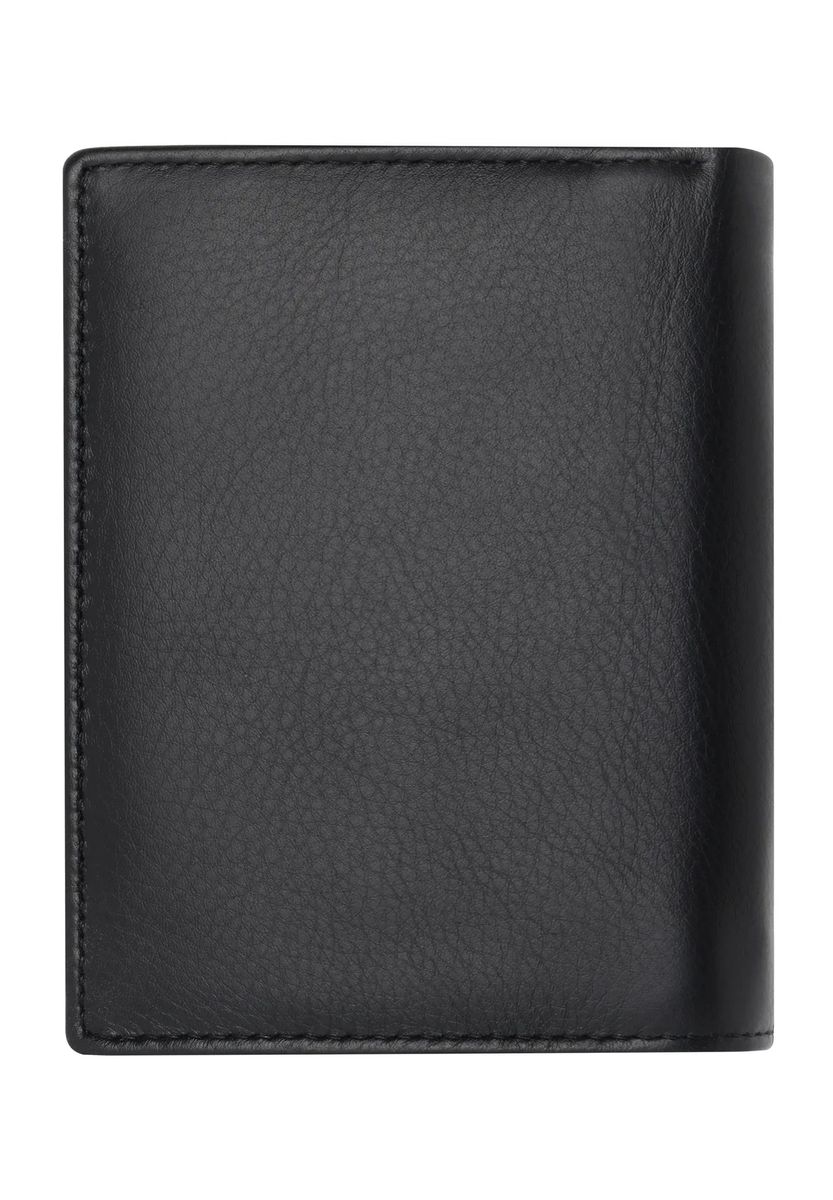 Klassische Bifold-Geldbörse aus genarbtem Leder