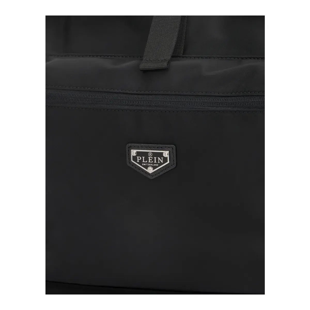 Moderner Rucksack mit Klappe in Schwarz