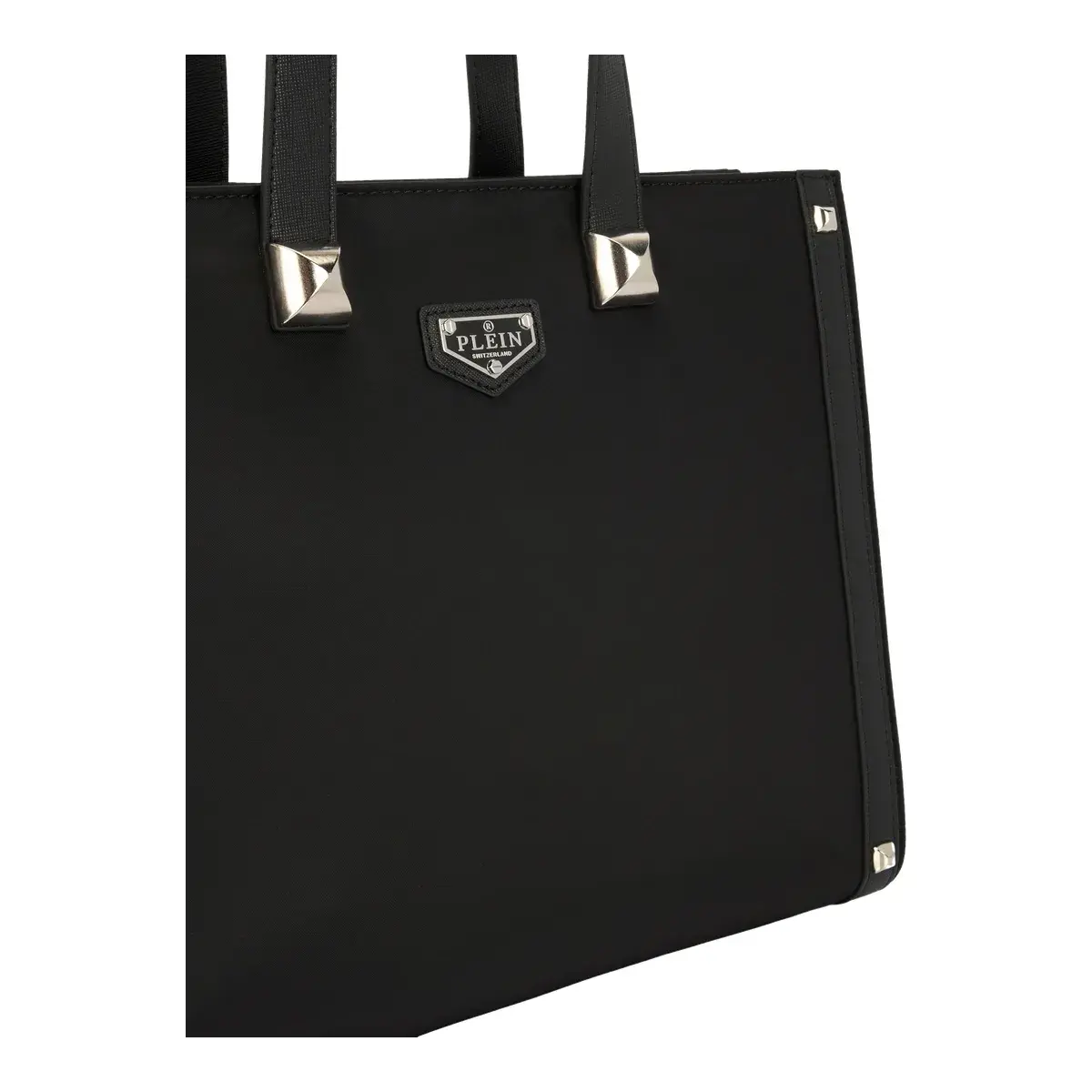 Shopper Tote mit Logo und Nieten