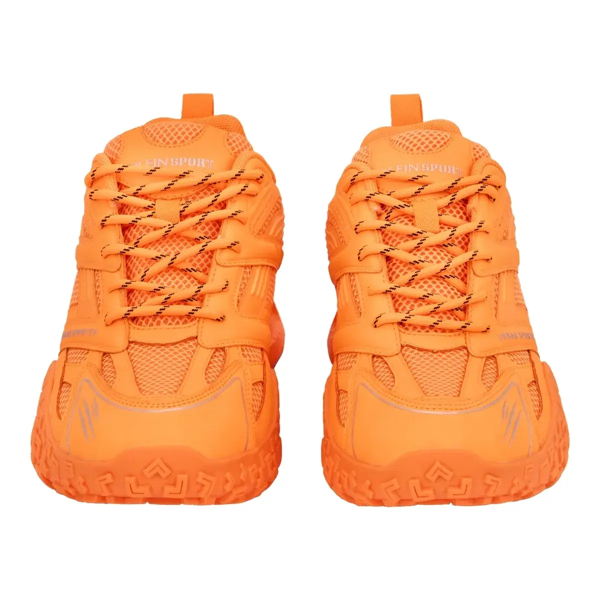Orangefarbene Urban Sprinter Low-Top-Sneakers