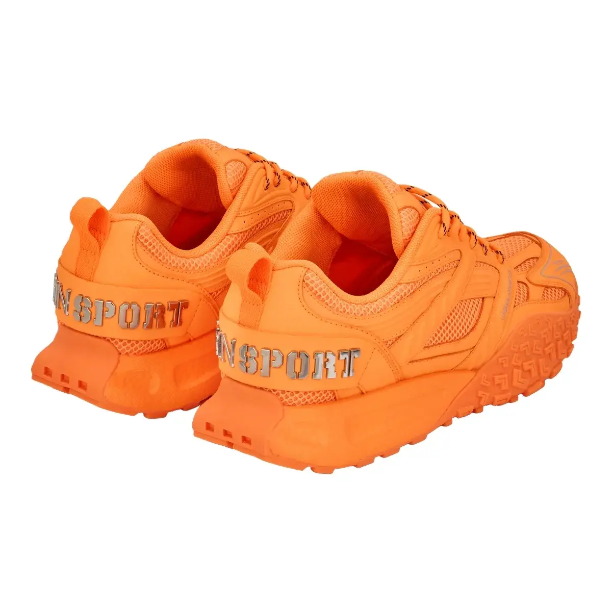 Orangefarbene Urban Sprinter Low-Top-Sneakers